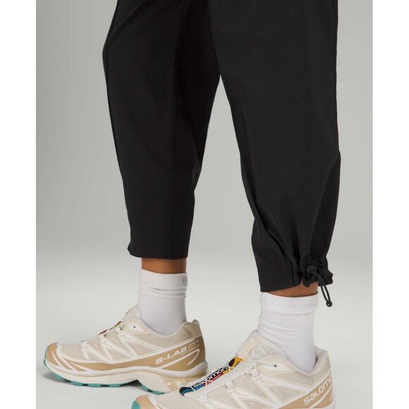 Lululemon Cotton-Blend Twill Trouser 7/8 Length Black 27 - Picture 7 of 15